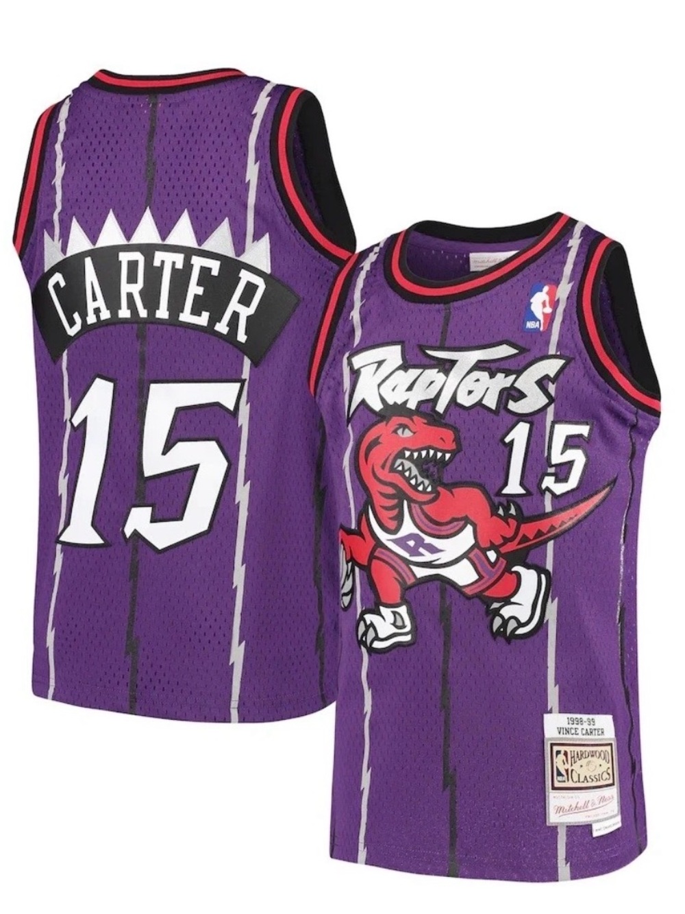 Vince Carter 1998-99 Raptors Mitchell & Ness HARDWOOD CLASSIC Swingman Jersey